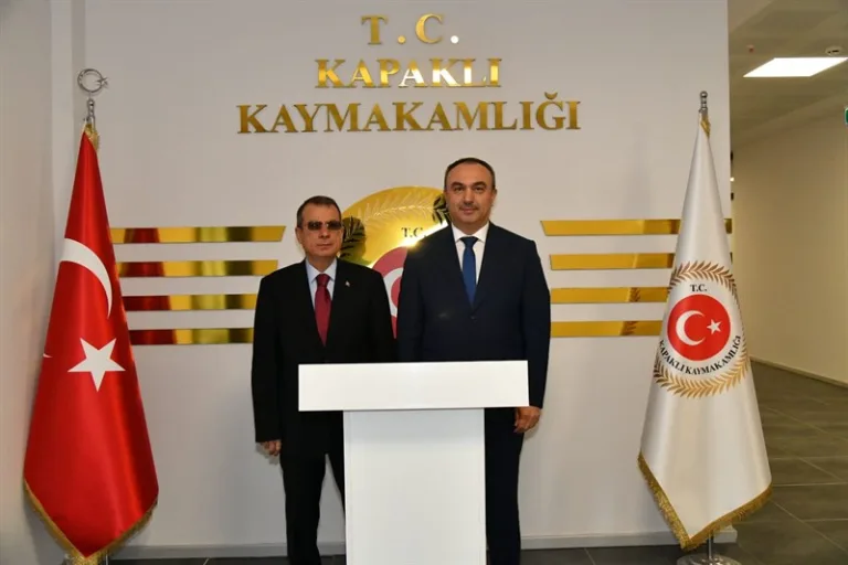 Vali Soytürk Kapaklı Kaymakamlığını Ziyaret Etti