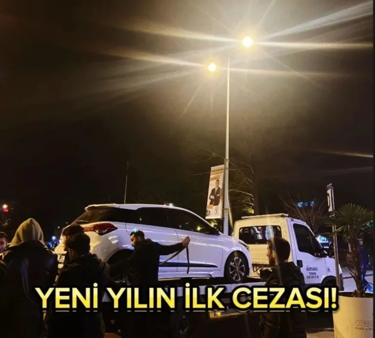 Yeni Yılın İlk Cezası Kesildi: 6 Bin 735 TL