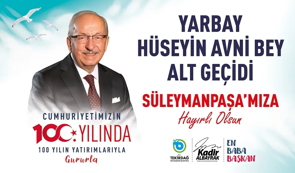 YARBAY HÜSEYİN AVNİ BEY ALTGEÇİDİ HİZMET VERMEYE BAŞLADI YARBAY HÜSEYİN AVNİ BEY ALTGEÇİDİ HİZMET VERMEYE BAŞLADI