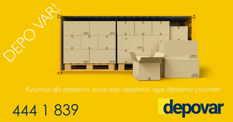 Ev Eşyalarınız DEPOVAR ile güvende!