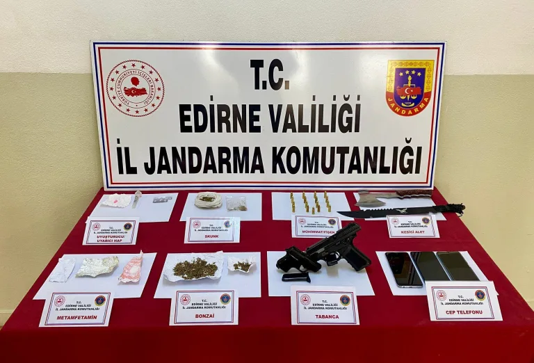 EDİRNE’de organize suç örgütüne operasyon: 18 gözaltı