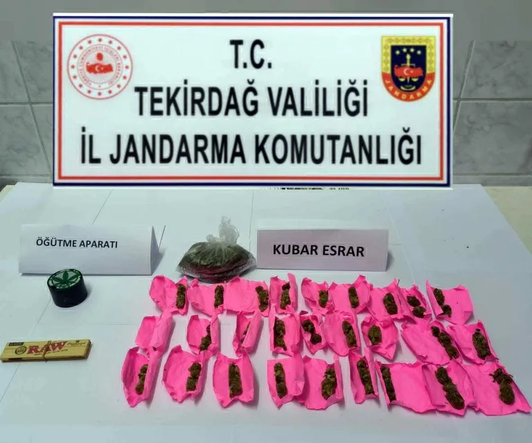 Tekirdağ’da uyuşturucu operasyonunda 7 gözaltı