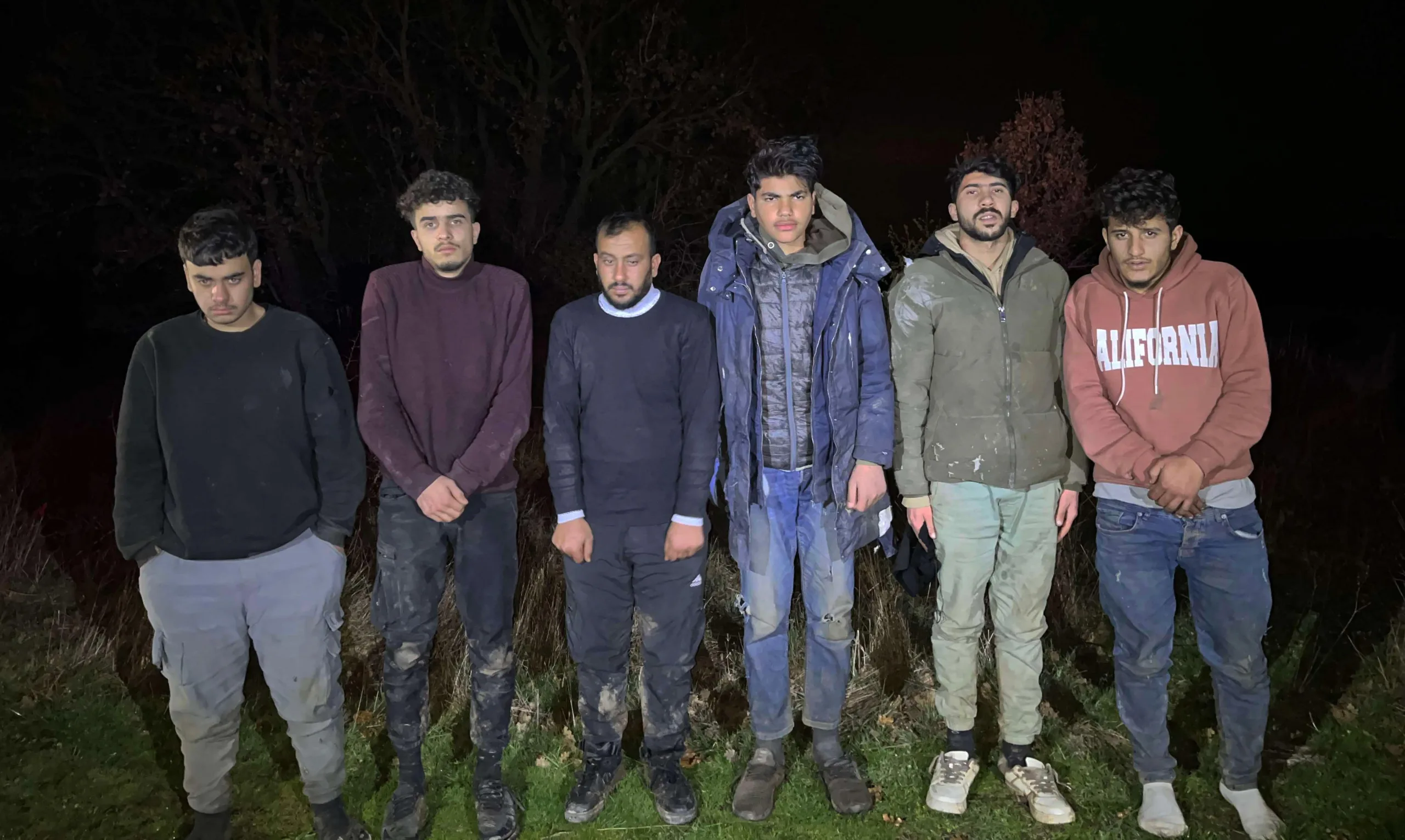 Edirne’de 6 kaçak göçmen yakalandı Edirne’de 6 kaçak göçmen yakalandı