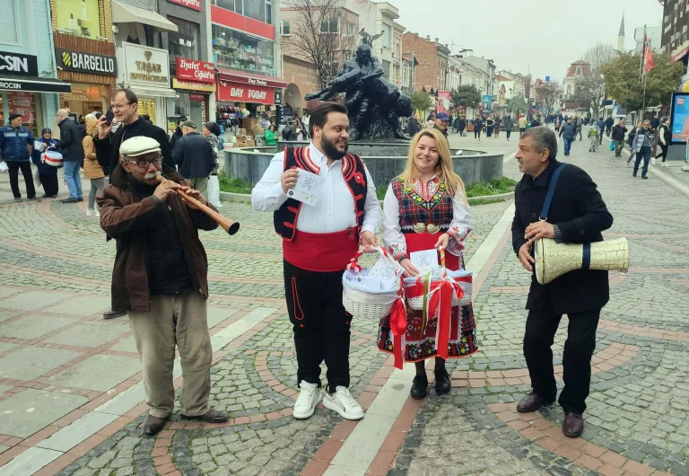 Edirne’de, ‘Baba Marta’  etkinliği düzenlendi
