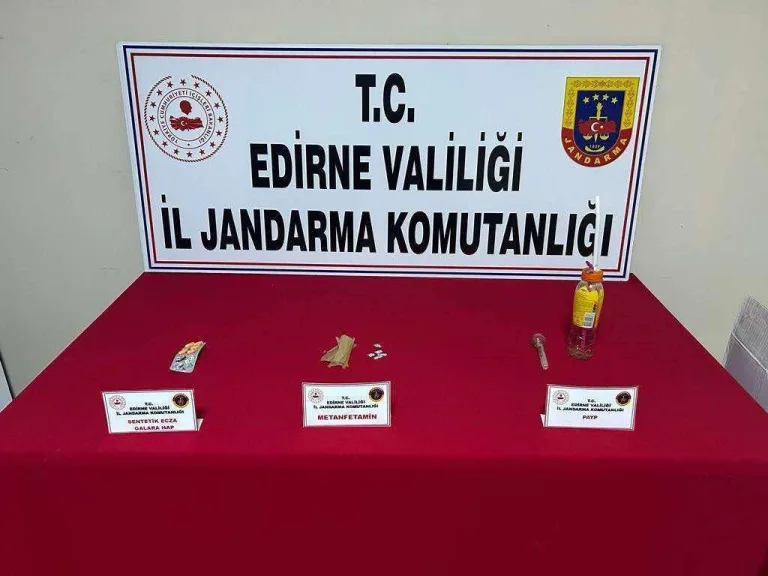 Edirne’de bir evde uyuşturucu ele geçirildi