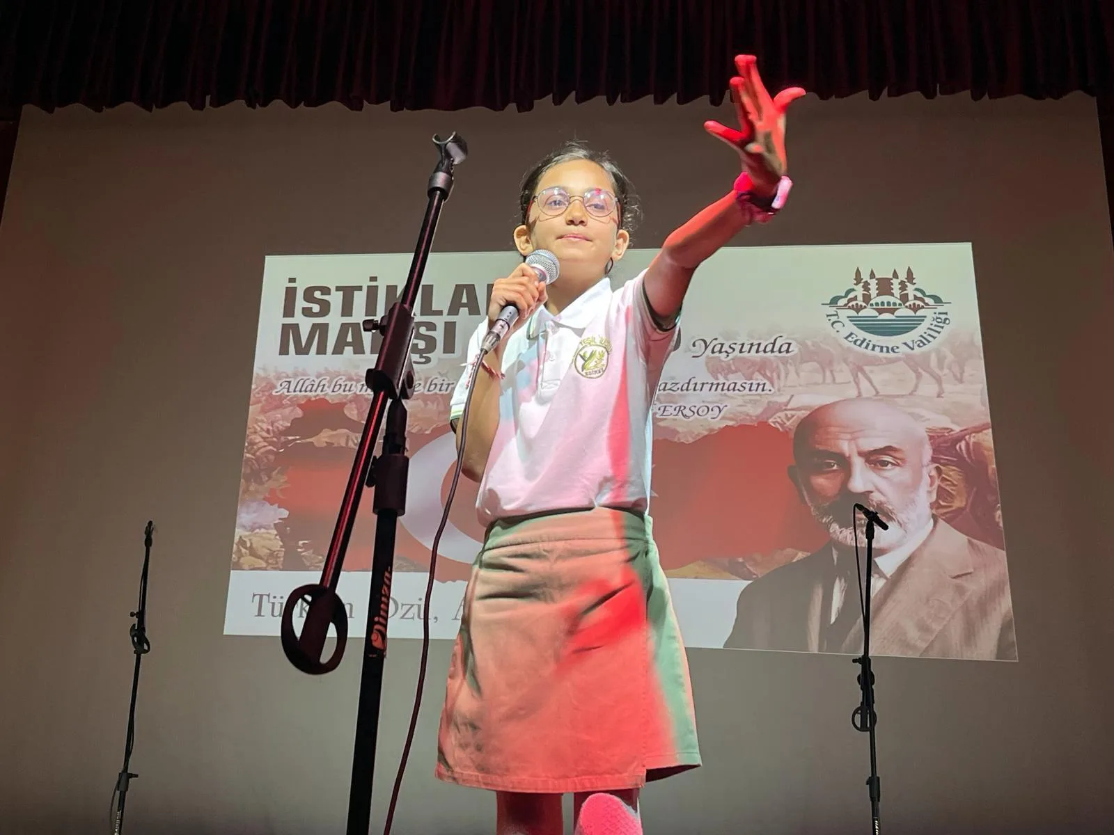 Edirne’de İstiklal Marşı’nın kabulünün 103’üncü yılı töreni Edirne’de İstiklal Marşı’nın kabulünün 103’üncü yılı töreni