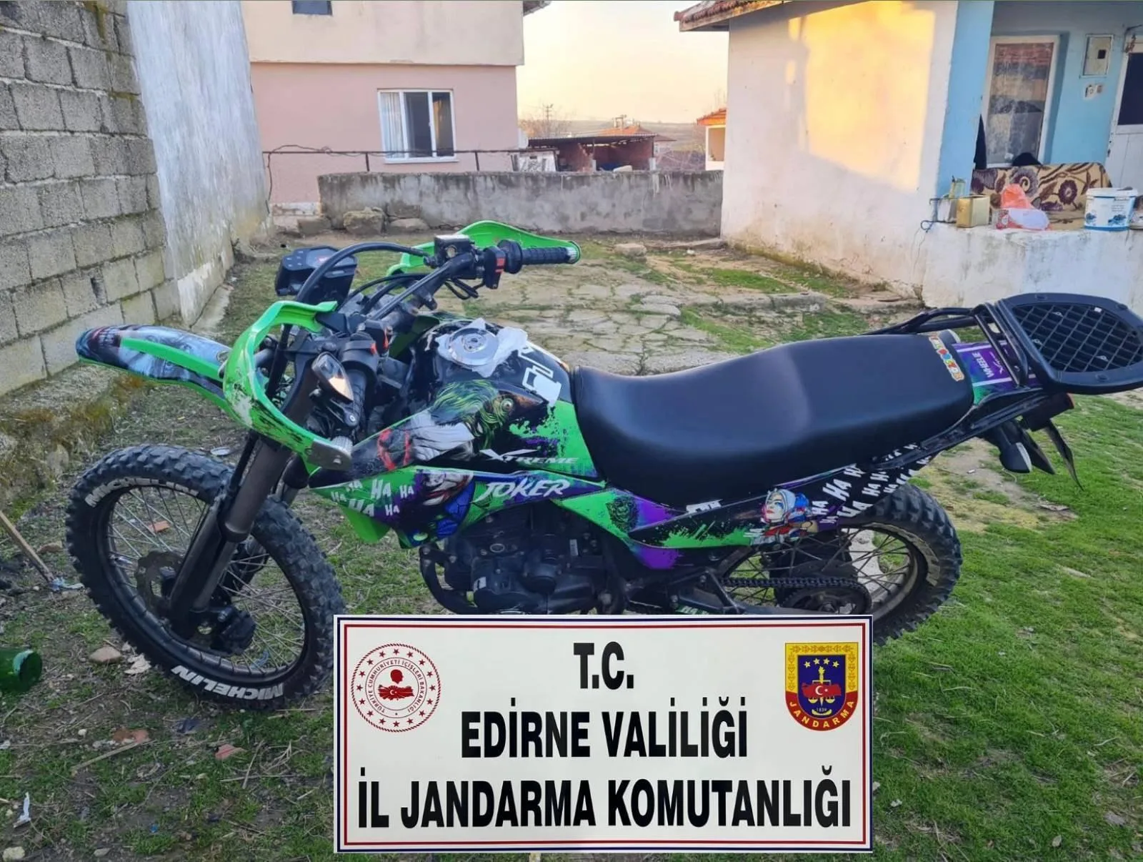 Edirne’de motosiklet hırsızlığı şüphelisi yakalandı Edirne’de motosiklet hırsızlığı şüphelisi yakalandı