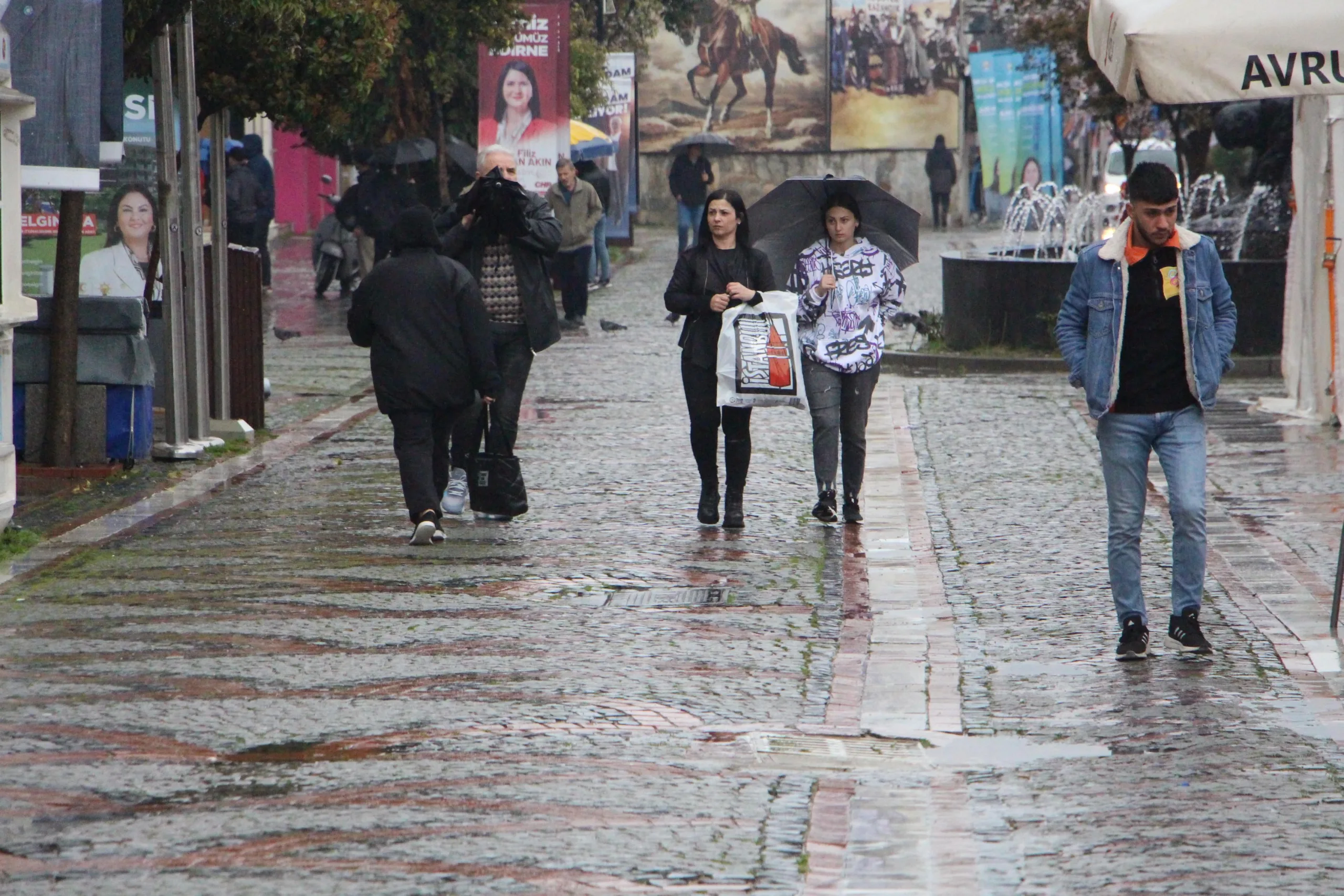 Edirne’de sağanak Edirne’de sağanak