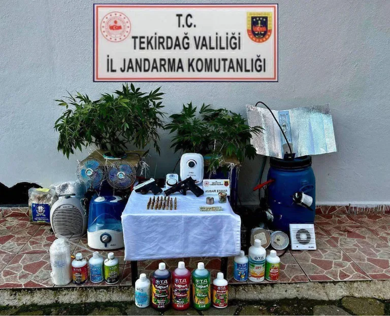 Evini Uyuşturucu İmalathanesine Çeviren Şüpheli Yakalandı