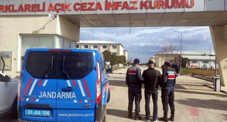 Kırklareli’de 1 yıl 8 ay hapisle aranan hükümlü yakalandı