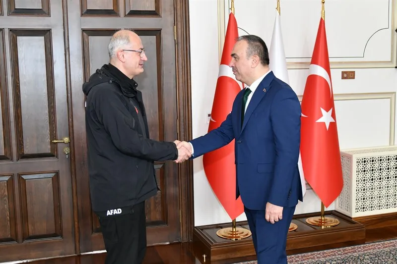 Risk Belirleme ve Önlem Dairesi Başkanı Yılmaz Vali Soytürk’ü Ziyaret Etti Risk Belirleme ve Önlem Dairesi Başkanı Yılmaz Vali Soytürk’ü Ziyaret Etti