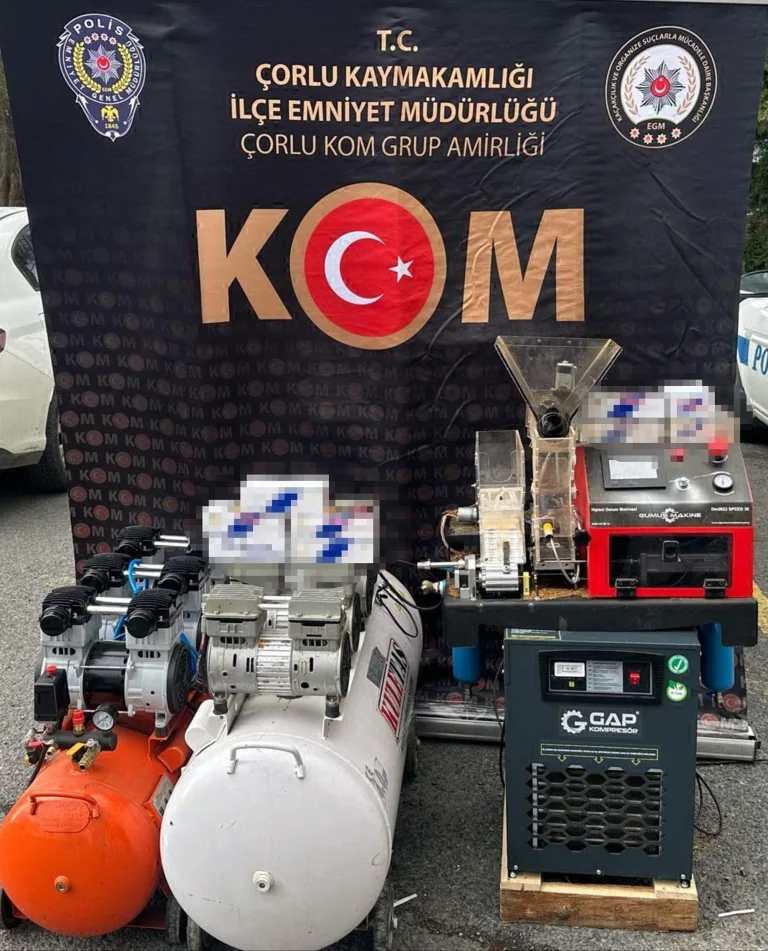 Şarköy’de 1150 Litre Bandrolsüz Şarap Ele Geçirildi