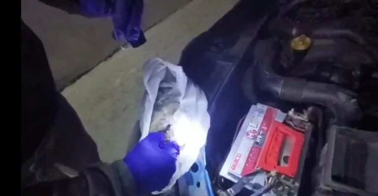 Taksinin Motor Kısmında Ele Geçirilen Uyuşturucuya 2 Tutuklama