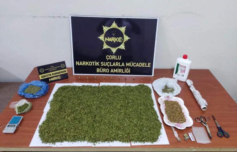 Tekirdağ’da Uyuşturucu Operasyonunda 4 Tutuklama