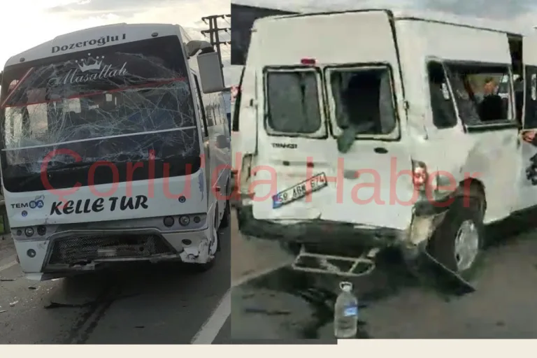 İşçi Servisleri Kaza Yaptı: Çok Sayıda Yaralı!