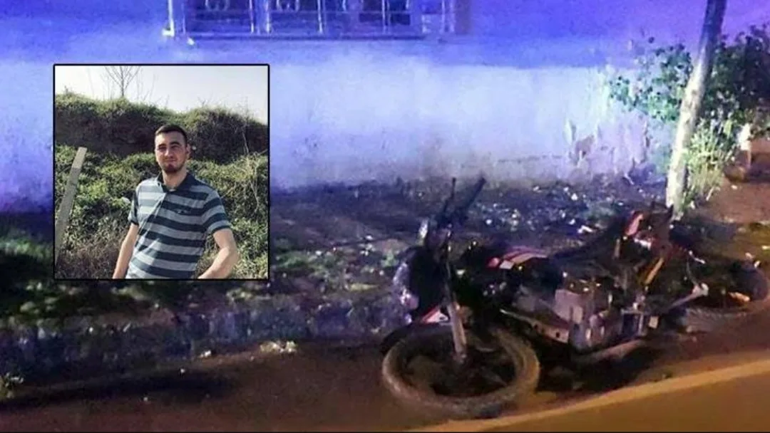 Kaldırıma Çarpan Motosikletin Sürücüsü Öldü, Arkadaşı Yaralı Kaldırıma Çarpan Motosikletin Sürücüsü Öldü, Arkadaşı Yaralı