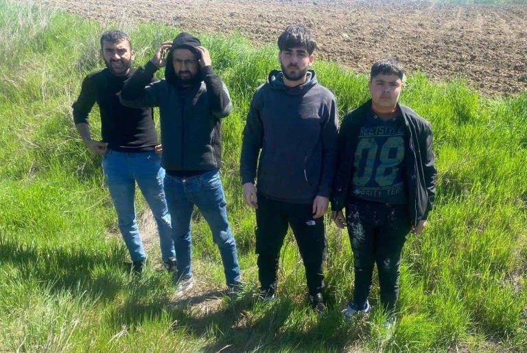 Edirne’de 4 kaçak göçmen yakalandı