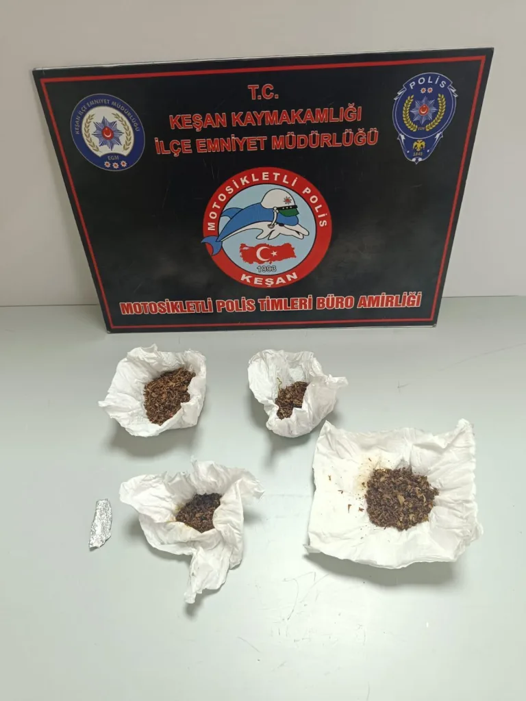 Edirne’de üzerlerinde uyuşturucu ve silahla yakalanan 9 şüpheliye gözaltı