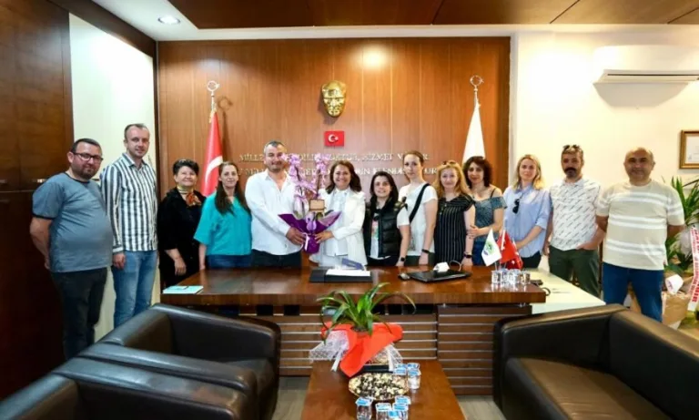 Ergene Bulgaristan Göçmenleri Derneğinden Başkan Topak’aZiyaret