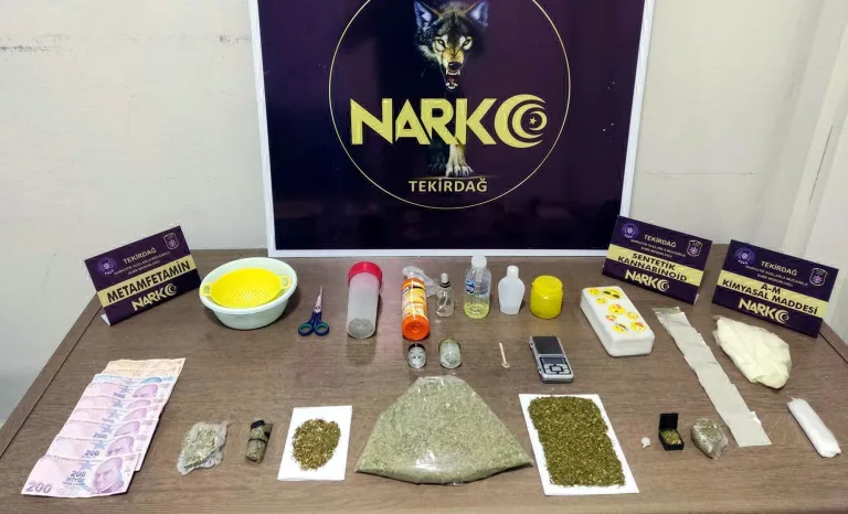 Kapaklı’da evde uyuşturucu ele geçirildi: 3 gözaltı