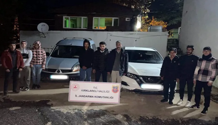 Kırklareli’de 352 kaçak göçmen yakalandı, 14 organizatör tutuklandı