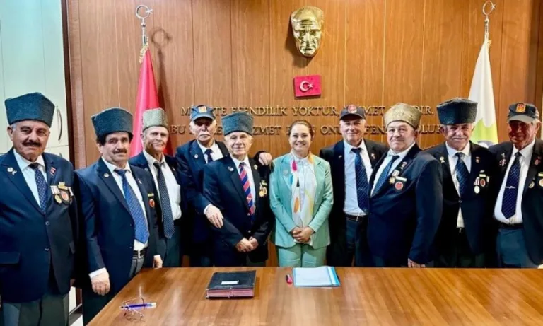 Kıymetli Gazilerimizden Başkan Topak’aZiyaret