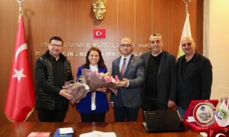 Sayın Başhekimimizden Başkan Topak’a Ziyaret