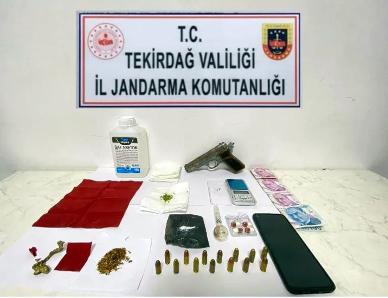 Tekirdağ’da uyuşturucu operasyonu: 5 gözaltı