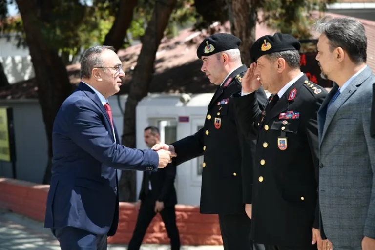 Vali Soytürk İl Jandarma Komutanlığı Personeli İle Bayramlaştı