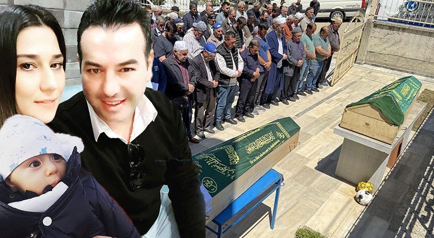 Eşi Tarafından Öldürülen Kadın İle Oğlu Toprağa Verildi Eşi Tarafından Öldürülen Kadın İle Oğlu Toprağa Verildi