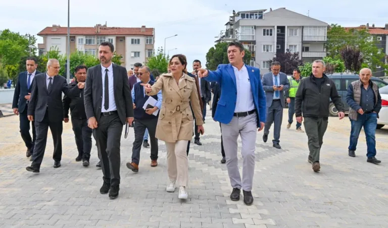 BAŞKAN YÜCEER, ŞARKÖY’DE İNCELEMELERDE BULUNDU