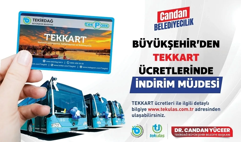 Büyükşehirden Ulaşım Kartlarında İndirim Müjdesi Büyükşehirden Ulaşım Kartlarında İndirim Müjdesi