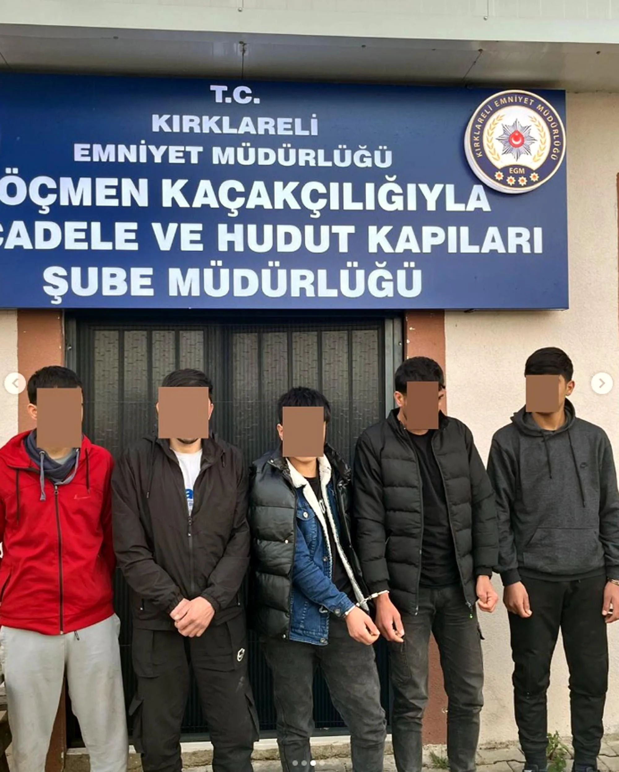 Kırklareli’nde 6 göçmen yakalandı; 4 organizatör gözaltında Kırklareli’nde 6 göçmen yakalandı; 4 organizatör gözaltında