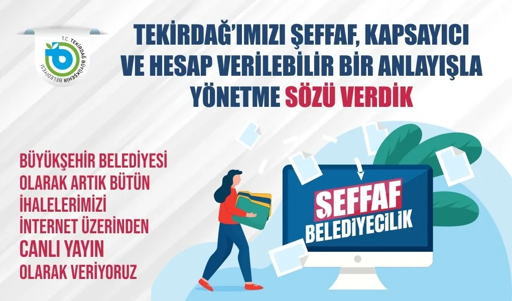 BÜYÜKŞEHİR’DEN ŞEFFAFLIK ADIMI: İHALELER ARTIK CANLI YAYINLANACAK BÜYÜKŞEHİR’DEN ŞEFFAFLIK ADIMI: İHALELER ARTIK CANLI YAYINLANACAK