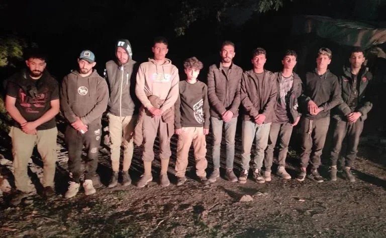 Edirne’de 10 kaçak göçmen yakalandı