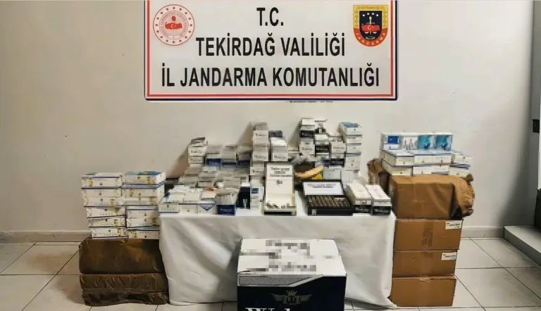 Malkara’da 25 bin makaron ele geçirildi