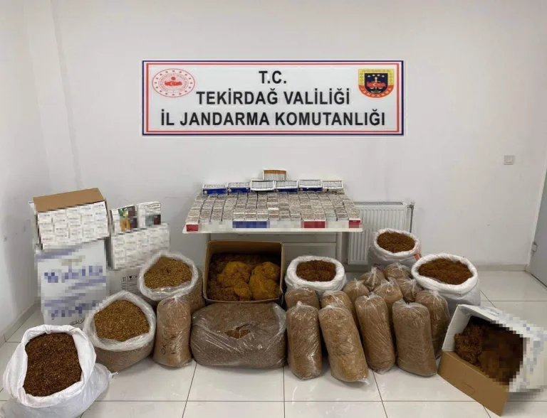 Çerkezköy’de 62 bin 650 makaron ele geçirildi