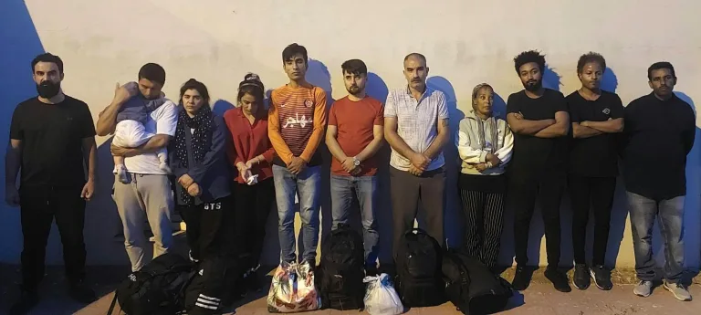 Edirne’de 23 kaçak göçmen yakalandı