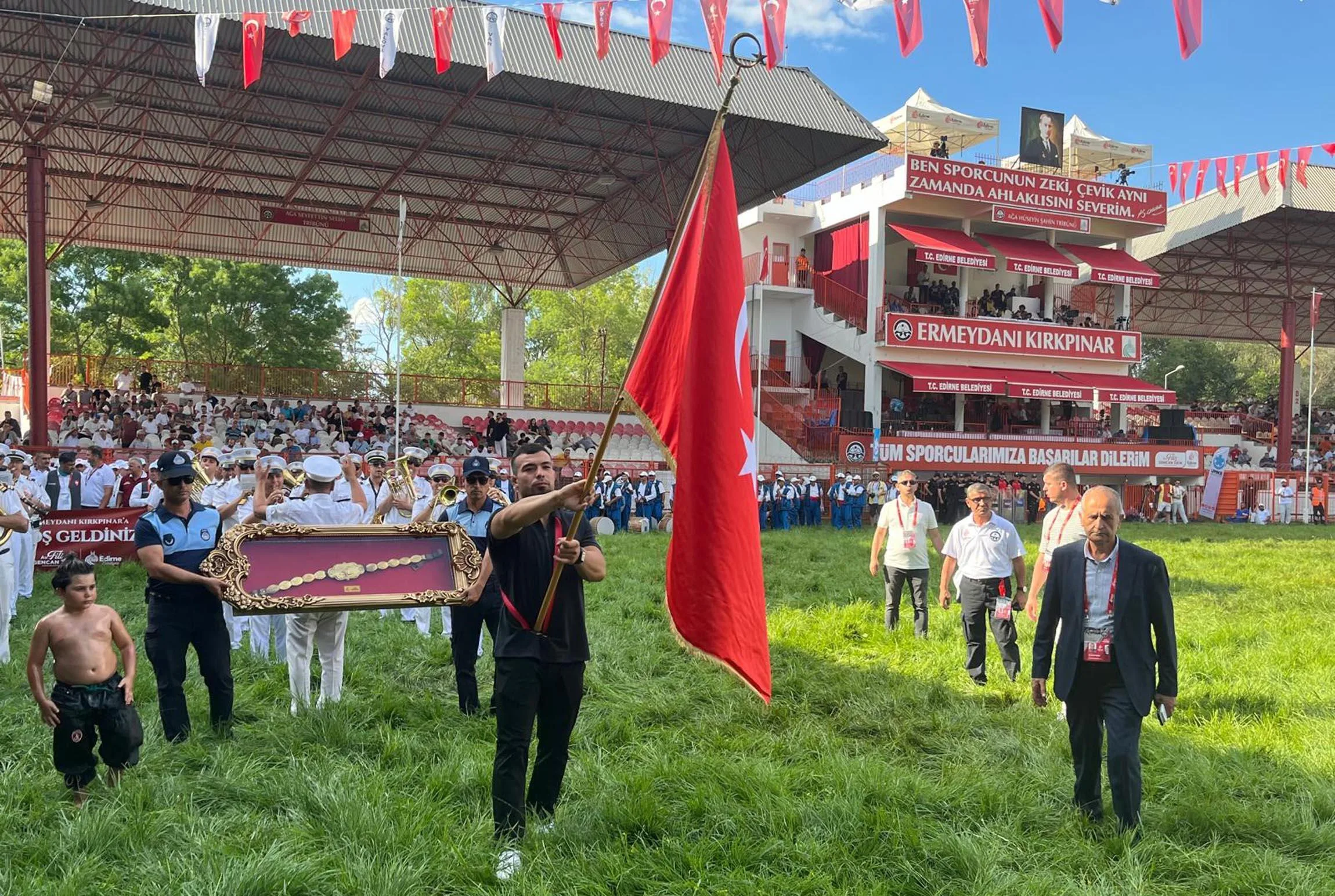 Kırkpınar Yağlı Güreşleri’nde, açılış seremonisi gerçekleştirildi Kırkpınar Yağlı Güreşleri’nde, açılış seremonisi gerçekleştirildi
