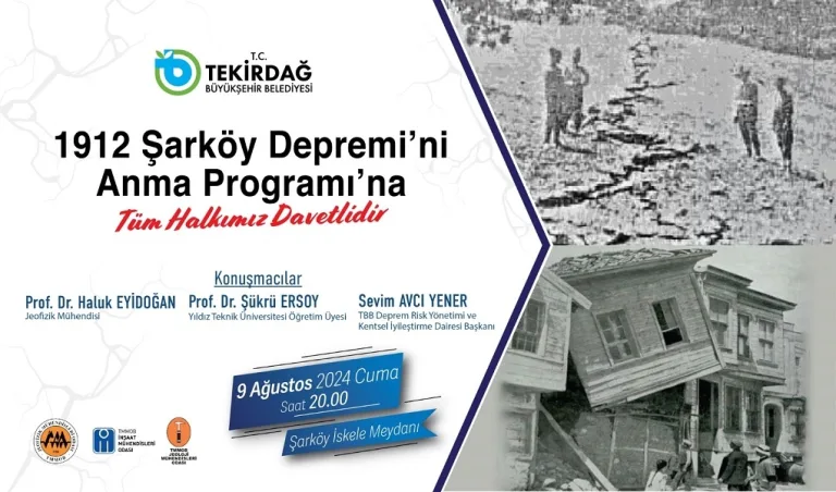 Büyük mürefte Depremi’nin Yıldönümünde “Dirençli Kent” Buluşması