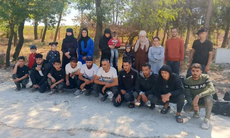 Edirne’de 28 kaçak göçmen yakalandı