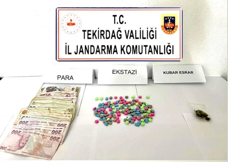 Tekirdağ’da jandarmadan 5 ilçede uyuşturucu operasyonu