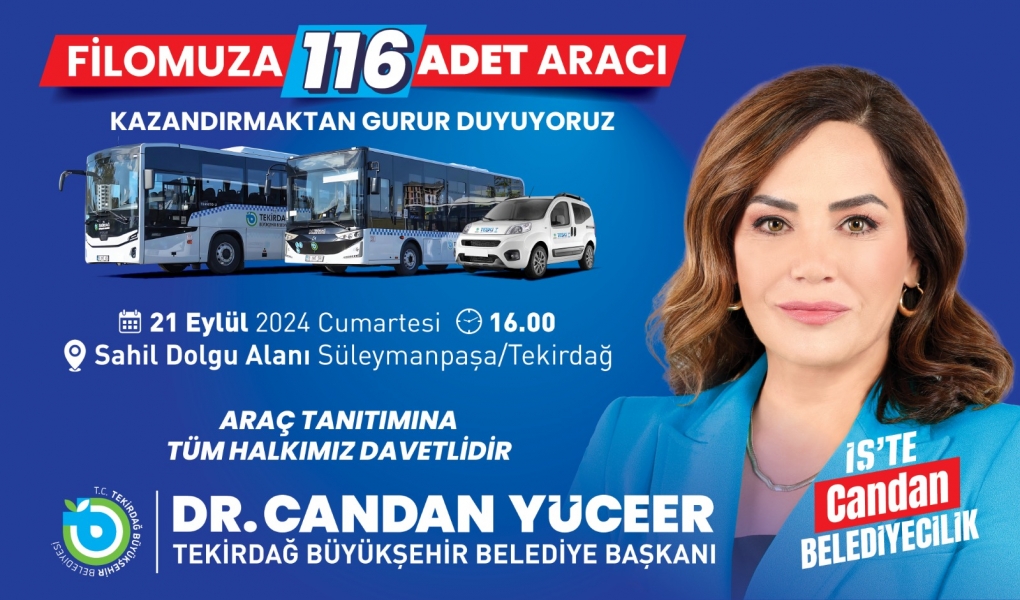 BÜYÜKŞEHİR YENİ ARAÇLARINI TANITIYOR BÜYÜKŞEHİR YENİ ARAÇLARINI TANITIYOR