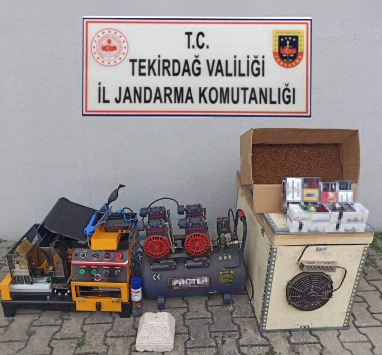 Kapaklı’da kaçak tütün ürünleri ele geçirildi