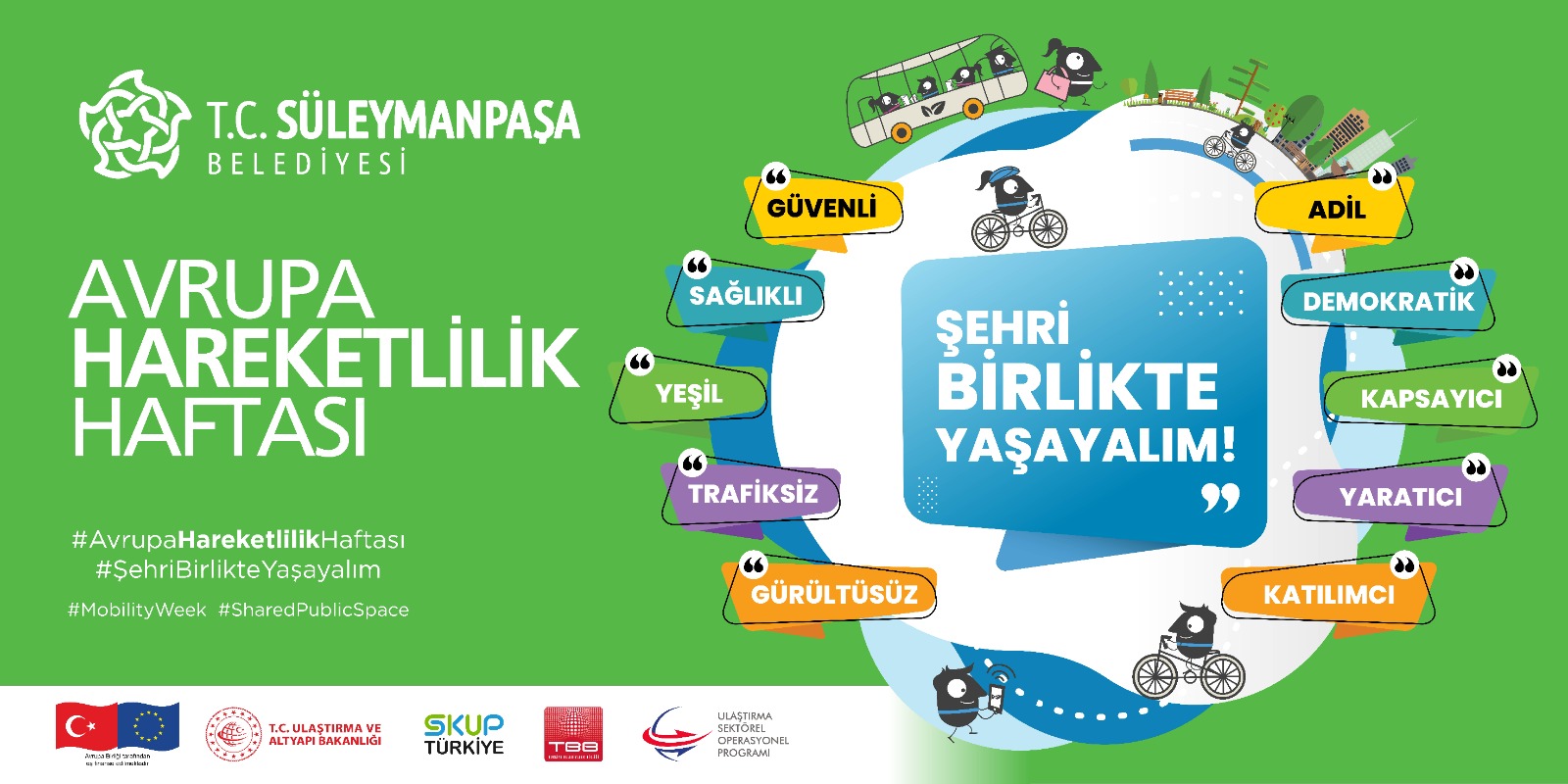 Süleymanpaşa Belediyesinden Hareketlilik Haftasında Bisiklet ve Yürüyüş Etkinliği Süleymanpaşa Belediyesinden Hareketlilik Haftasında Bisiklet ve Yürüyüş Etkinliği