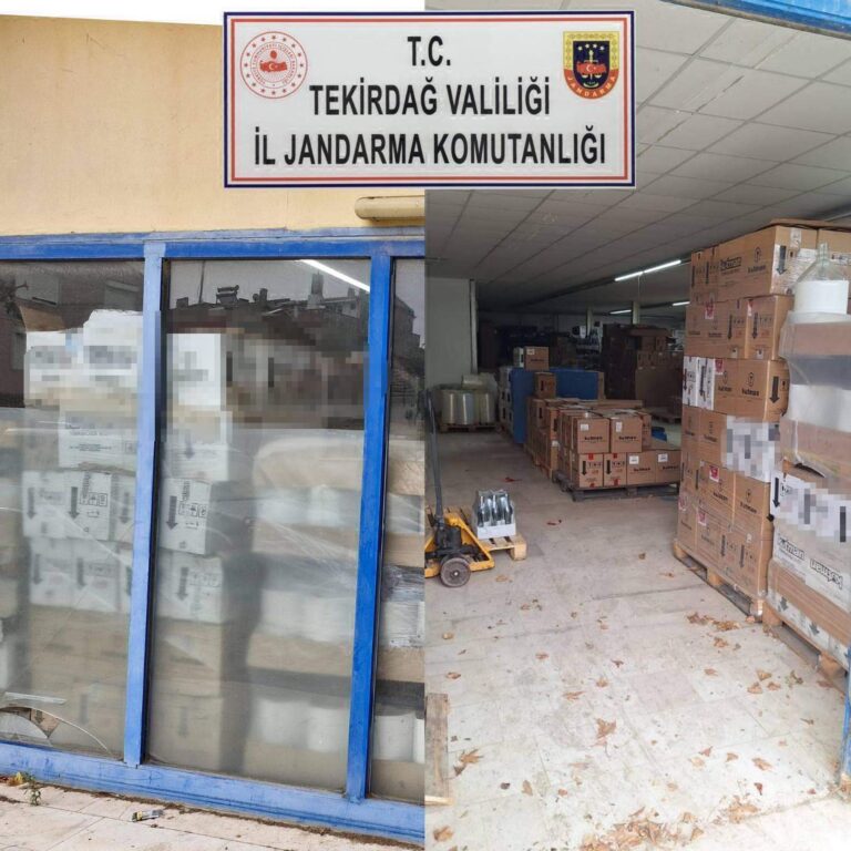 Tekirdağ’da sahte ve kaçak içki ele geçirildi