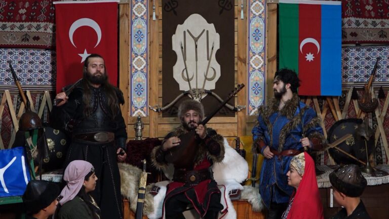 Azerbaycanlı kopuz sanatçısından Kırklareli’de klip çekimi