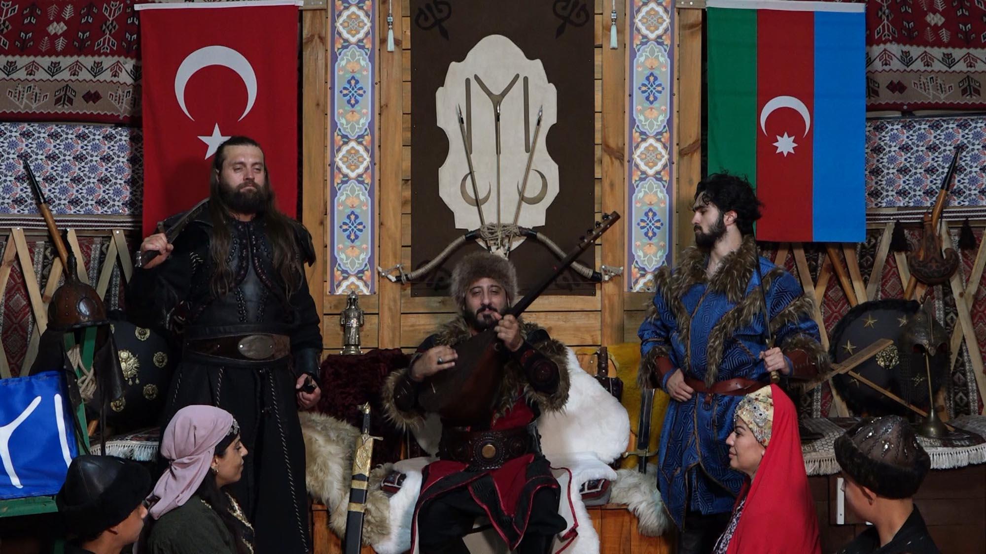 Azerbaycanlı kopuz sanatçısından Kırklareli’de klip çekimi Azerbaycanlı kopuz sanatçısından Kırklareli’de klip çekimi