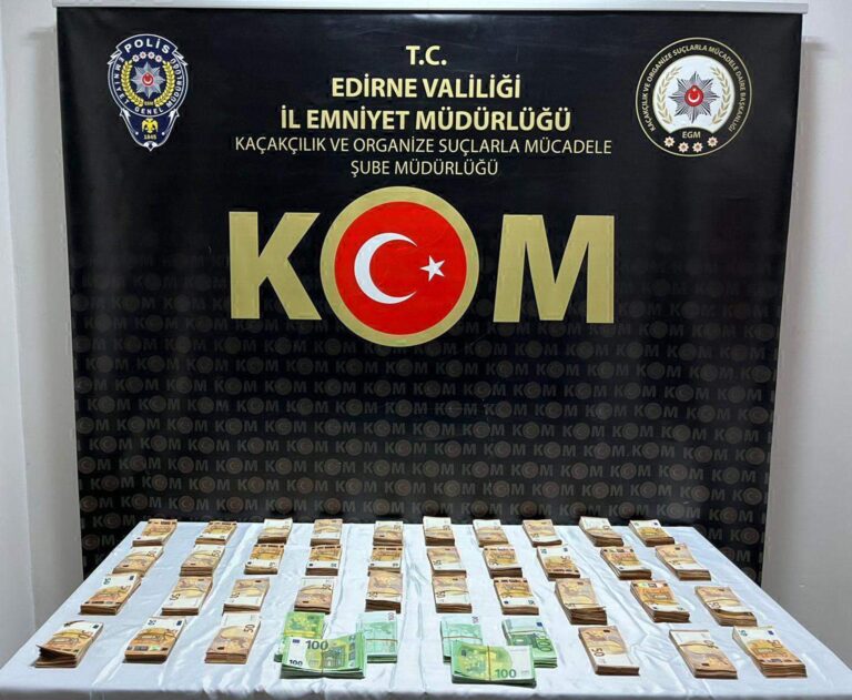 Edirne’de beyan dışı döviz ele geçirildi; 4 gözaltı