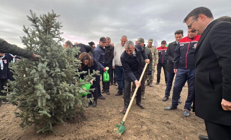 Edirne’de Milli Ağaçlandırma Günü’nde 2 bin fidan toprakla buluştu
